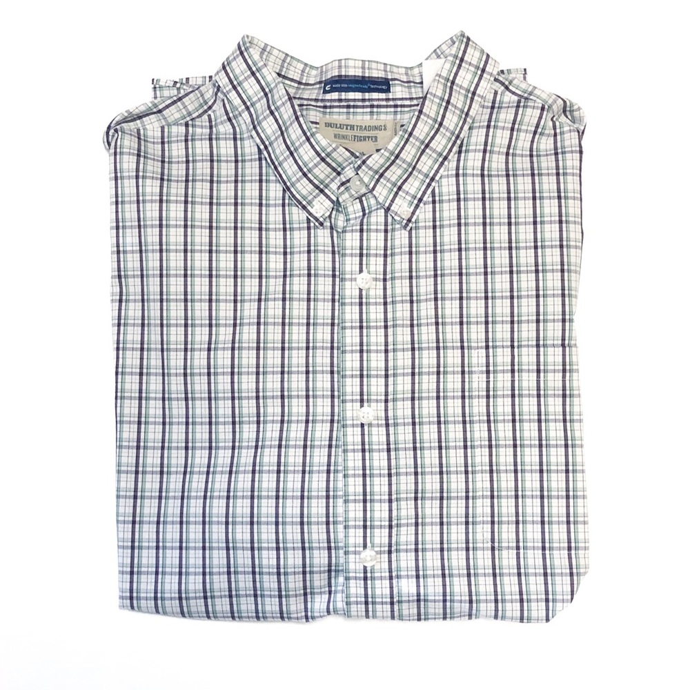 Duluth Men's 3XL Magnet Wrinklefighter Relaxed Fit Long Sleeve Shirt